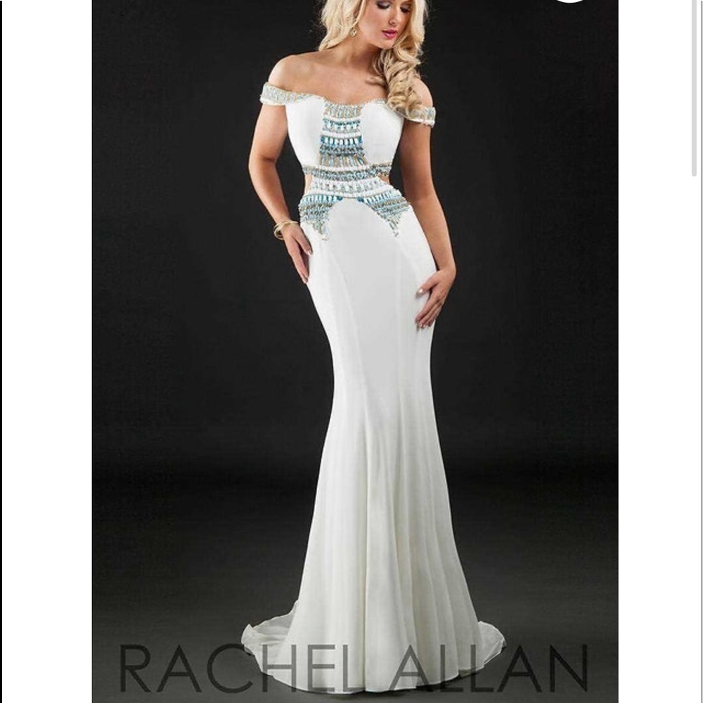 Rachel Allen Gown Style 7066 In White